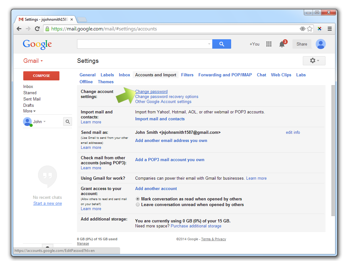 How To Change Your Password For Gmail 
